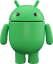 Android™のマスコットキャラクタの「ドロイド君」です。